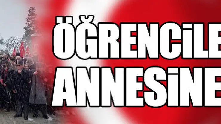 Öğrencilerden şehit annesine yakın ilgi