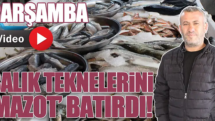 Balık teknelerini 'mazot' batırdı!