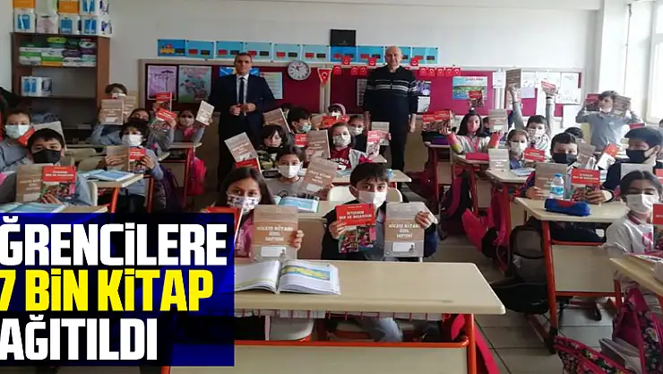 Öğrencilere 17 bin kitap dağıtıldı