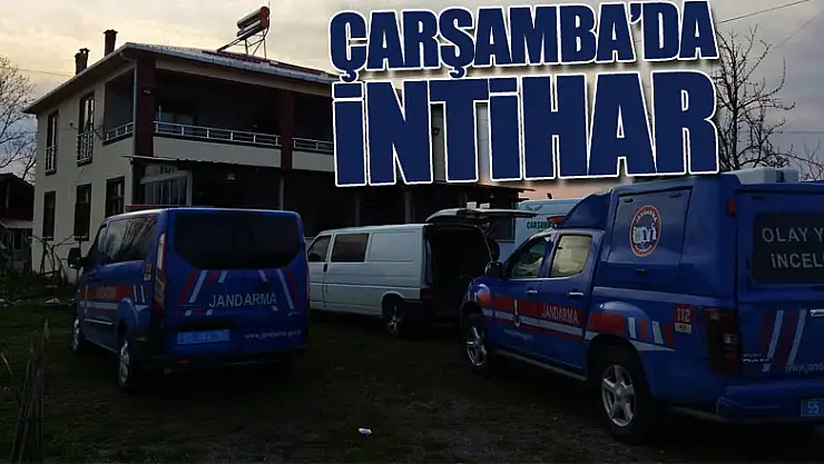 Çarşamba'da intihar
