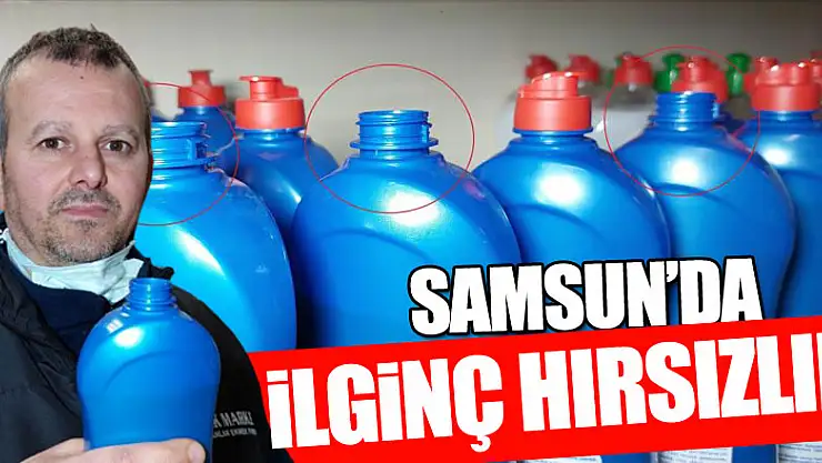 Samsun'da ilginç hırsızlık