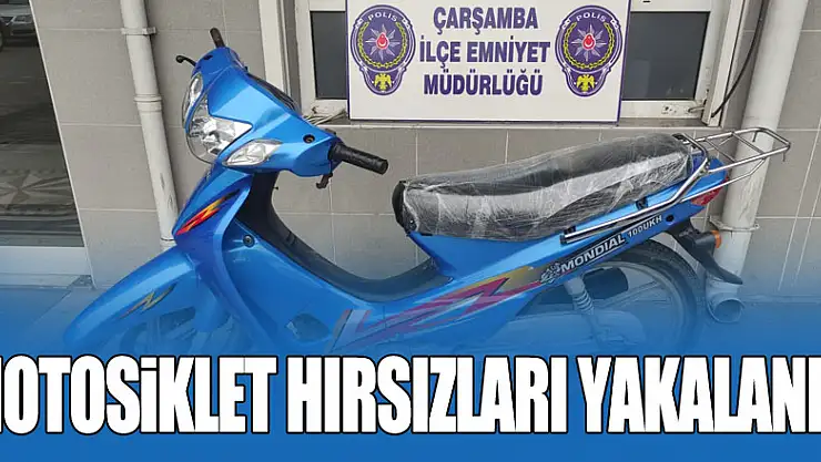 MOTOSİKLET HIRSIZLARI YAKALANDI
