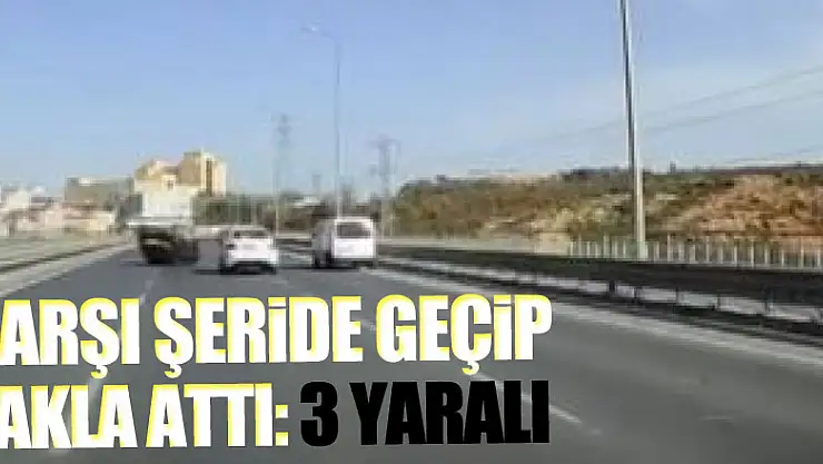 Kontrolden çıkan otomobil karşı şeride geçip takla attı: 3 yaralı