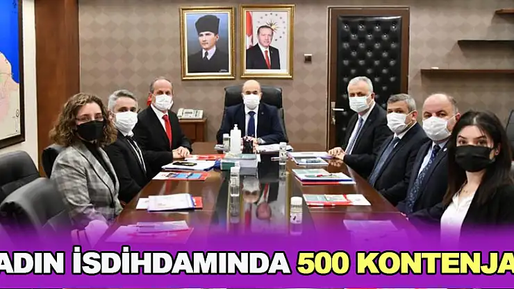 'Kayıtlı Kadın İstihdamının Desteklenmesi Projesi'nde Samsun'a 500 kontenjan