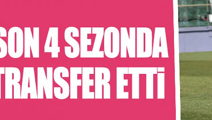 Samsunspor son 4 sezonda 80 futbolcu transfer etti