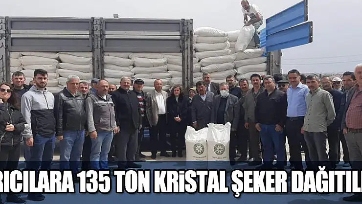 Arıcılara 135 ton kristal şeker dağıtıldı
