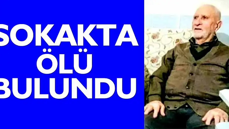 Alzheimer hastası yaşlı adam geceleyin sokakta ölü bulundu