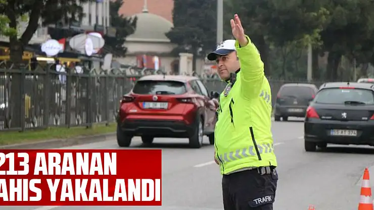 1213 aranan şahıs yakalandı, 26 bin 334 araca ceza yazıldı