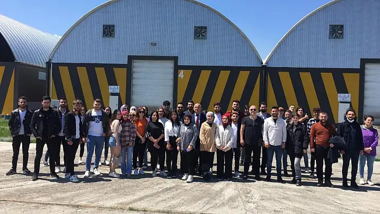 OMÜ'lü öğrenciler Türkiye'nin kuzeye açılan kapısı Samsun Lojistik Merkezi'nde