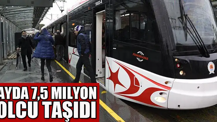 4 ayda 7,5 milyon yolcu taşıdı