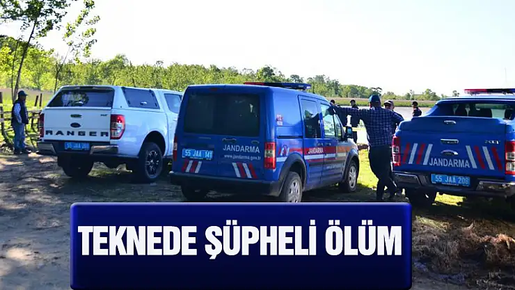 Teknede şüpheli ölüm