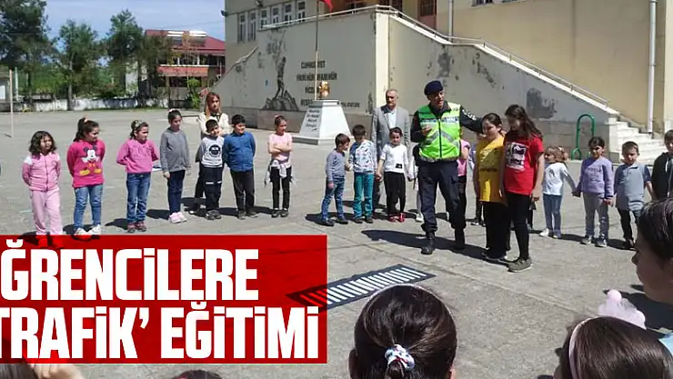Jandarmadan öğrencilere 'trafik' eğitimi