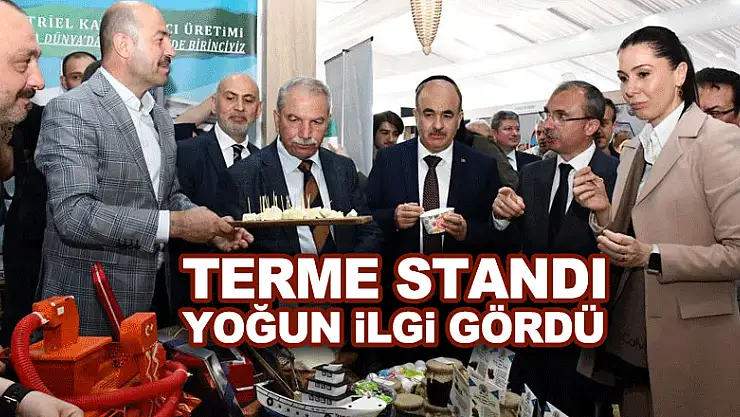 Terme standı yoğun ilgi gördü