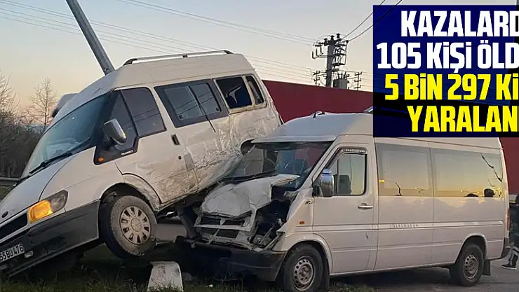 Samsun'da 3 bin 505 ölümlü-yaralanmalı kaza meydana geldi