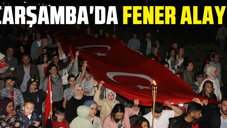 Çarşamba'da fener alayı  