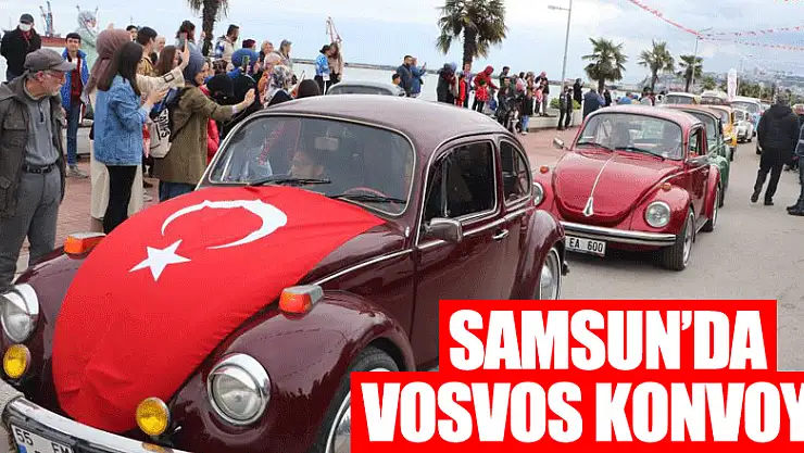Samsun'da vosvos konvoyu