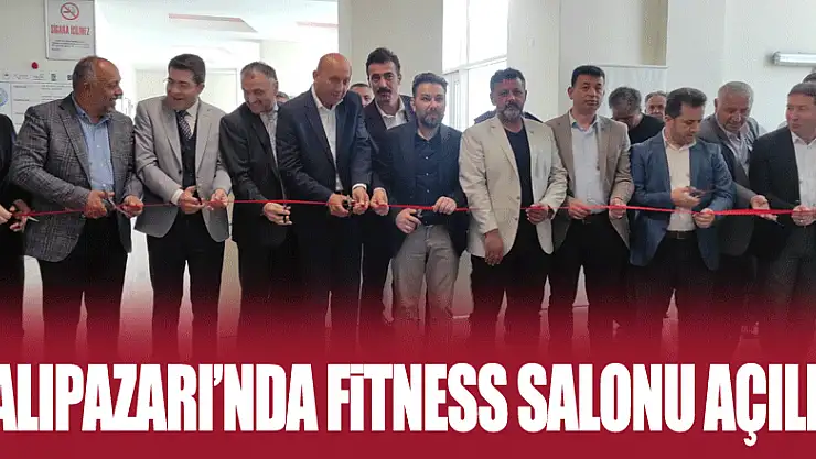 Salıpazarı'nda Fitness Salonu Açıldı