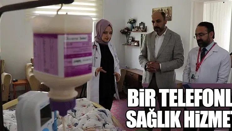 Bir telefonla sağlık hizmeti