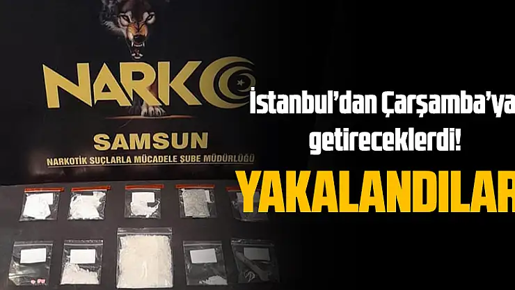 İstanbul'dan uyuşturucu getirirken yakalandılar  