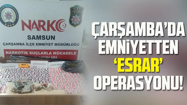 Emniyetten 'esrar' operasyonu!