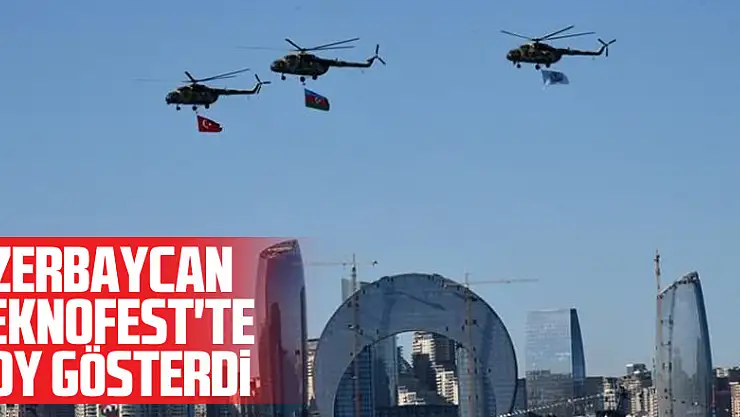 OMÜ Azerbaycan TEKNOFEST'te boy gösterdi