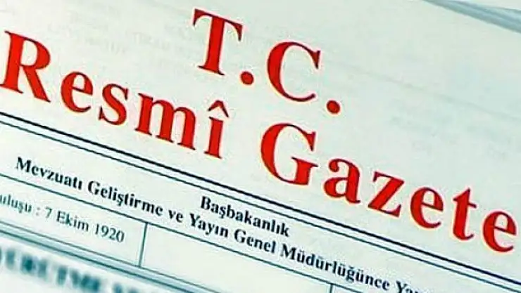 Büyükelçi atamaları Resmi Gazete'de !