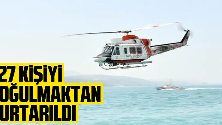 Sahil Güvenlik Samsun'da 127 kişiyi boğulmaktan kurtarıldı