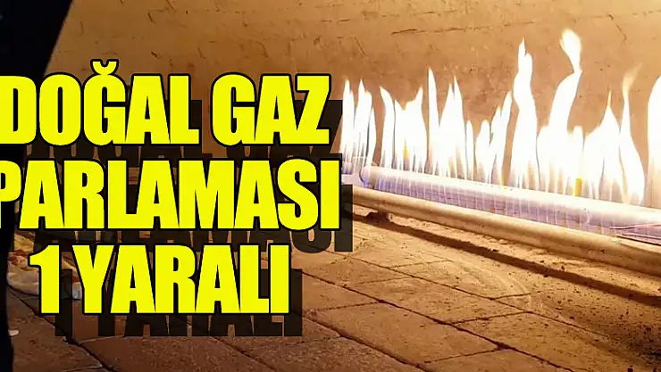 Samsun'da doğal gaz parlaması: 1 yaralı