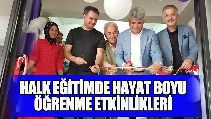 HALK EĞİTİMDE HAYAT BOYU ÖĞRENME ETKİNLİKLERİ