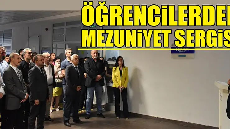 Öğrencilerden mezuniyet sergisi