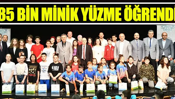 8 yılda 85 bin minik yüzme öğrendi