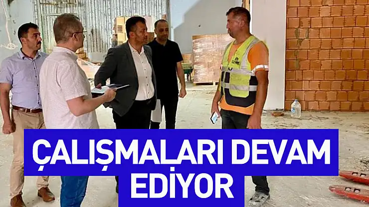 Çarşamba Halk Kütüphanesi çalışmaları devam ediyor