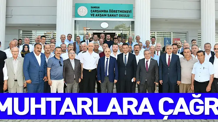 Vali Dağlı'dan muhtarlara çağrı