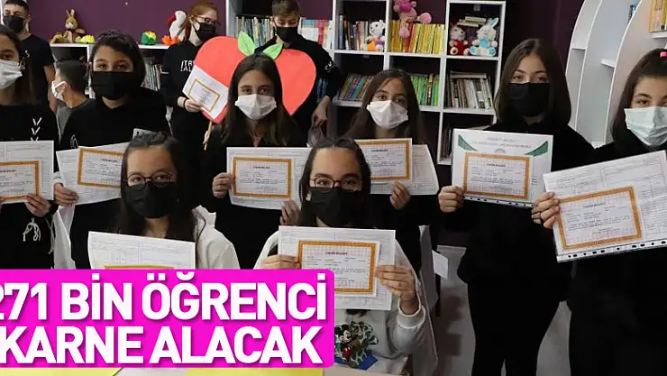 Samsun'da 271 bin öğrenci karne alacak