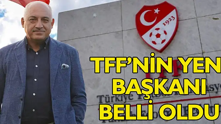 TFF'nin yeni başkanı Mehmet Büyükekşi oldu
