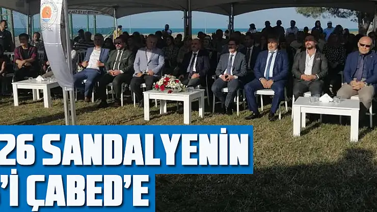 126 SANDALYENİN 8'İ ÇABED'E