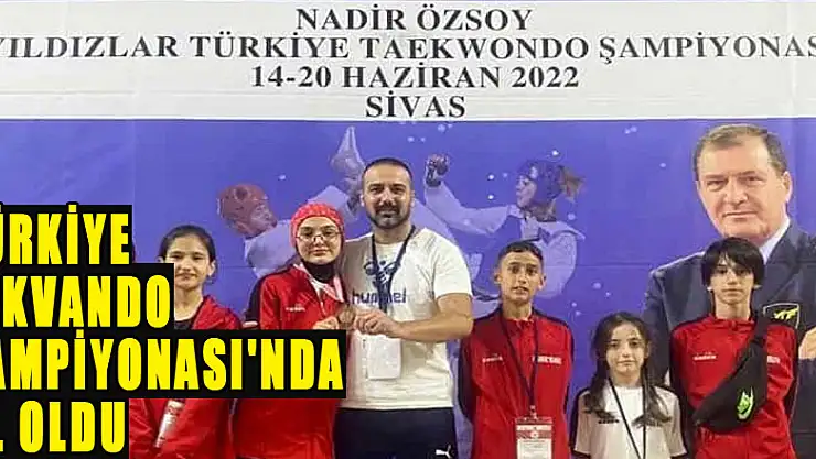 Elif Alış, Yıldızlar Türkiye Tekvando Şampiyonası'nda 3. oldu