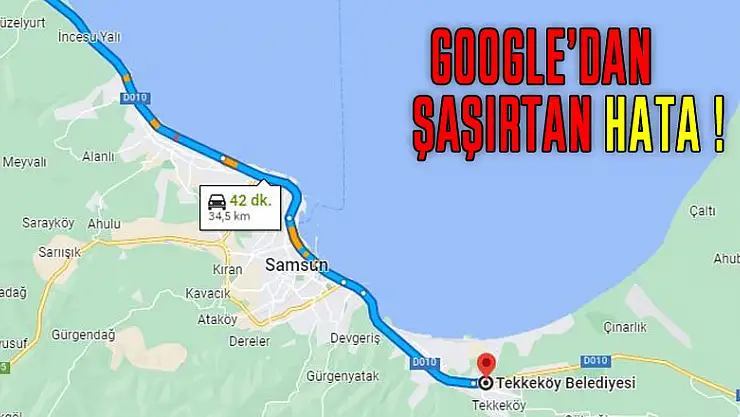 Google'dan şaşırtan hata: Atatürk Bulvarı'nı 'Baki Esen Caddesi' yaptı