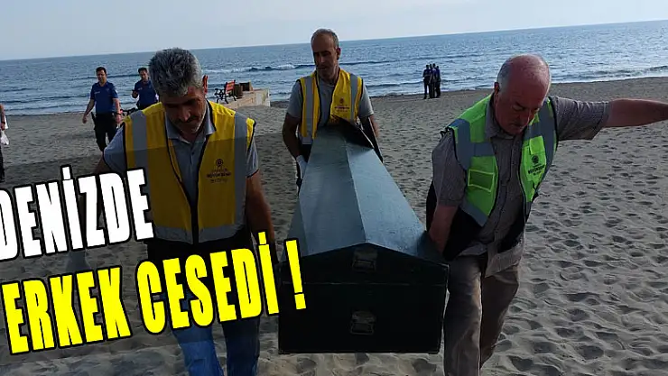 Samsun'da denizde erkek cesedi bulundu