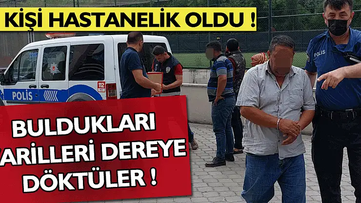 Buldukları varilleri dereye döktüler: 4'ü polis 8 kişi hastanelik oldu