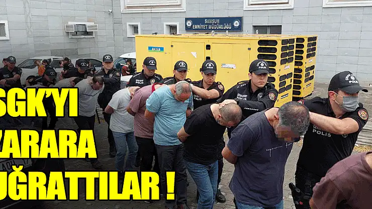 SGK'yı 23,9 milyon TL zarara uğratan 49 kişi adliyeye sevk edildi