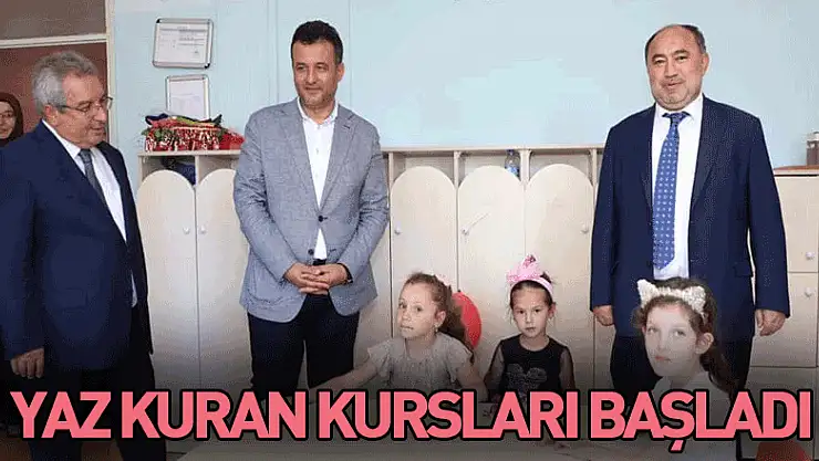 YAZ KURAN KURSLARI BAŞLADI