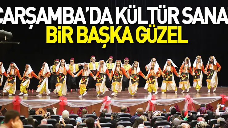 ÇARŞAMBA'DA KÜLTÜR SANAT BİR BAŞKA GÜZEL