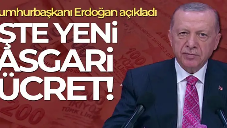 Cumhurbaşkanı Erdoğan açıkladı!