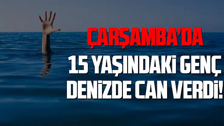 15 yaşındaki genç, denizde can verdi!