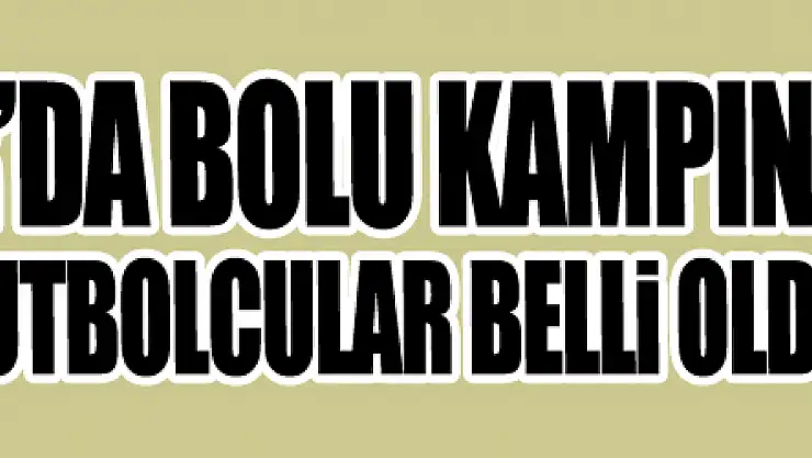 Samsunspor'da Bolu kampına götürülmeyen futbolcular belli oldu