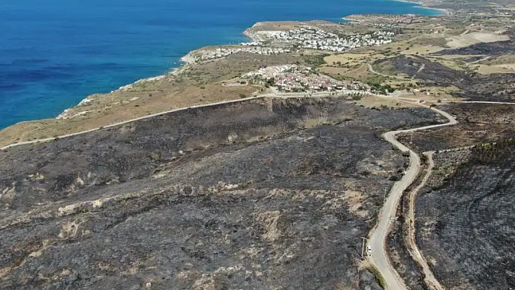 Çeşme yangınları kontrol altında!