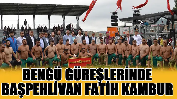 Samsun'un Bafra ilçesinde düzenlenen 28. Bengü Yayla Karakucak Güreşleri'nde başpehlivan Fatih Kambur oldu.