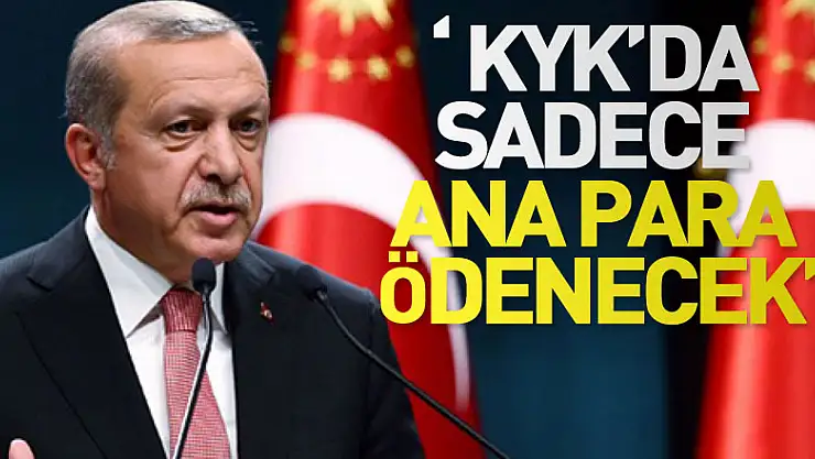 Cumhurbaşkanı Erdoğan'dan önemli açıklamalar