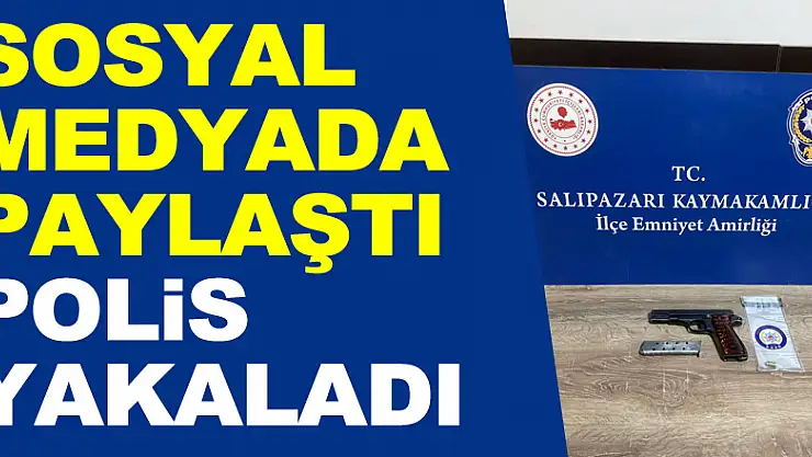 Sosyal Medyada Paylaştı, Polis Yakaladı